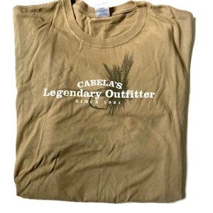 Cabela’s outdoors T shirt men’s xxl tan / brown